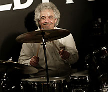 Dominique Pizzinat drummer and drum teacher, London, UK