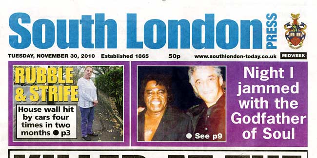 School of Rhythm, Dominique Pizzinat in the South London Press Nov 2010 - Drum lessons South London